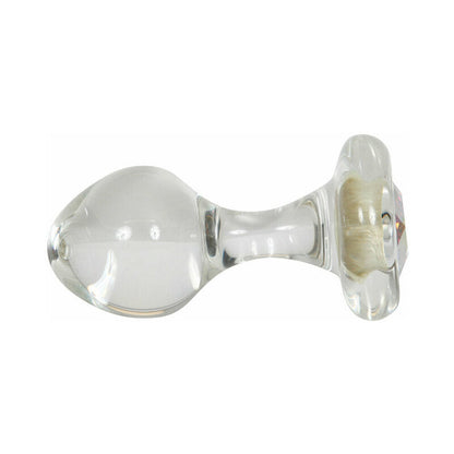 CRYSTAL DELIGHTS - SMALL CLEAR PLUG WITH GEM AURORA BOREALIS