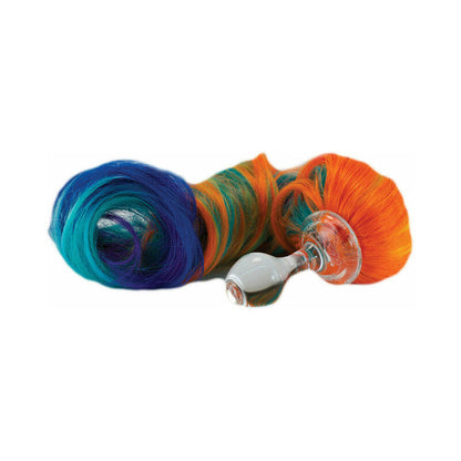 CRYSTAL DELIGHTS - MINX PONY TAIL PLUG RAINBOW