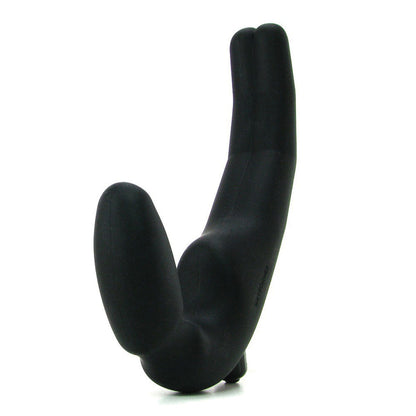 WET FOR HER FOUR VIBRATING STRAPLESS STRAP-ON BLACK