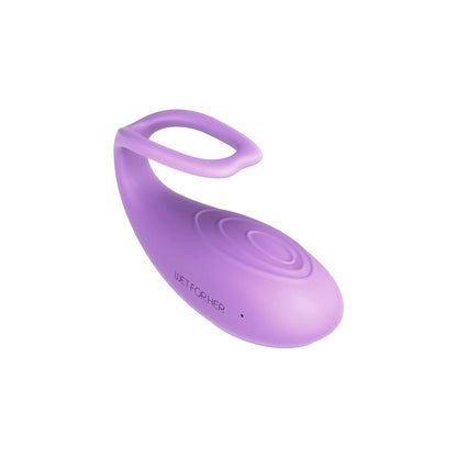 WET FOR HER ROCKHER SCISSORING VIBRATOR WITH REMOTE CONTROL PURPLE