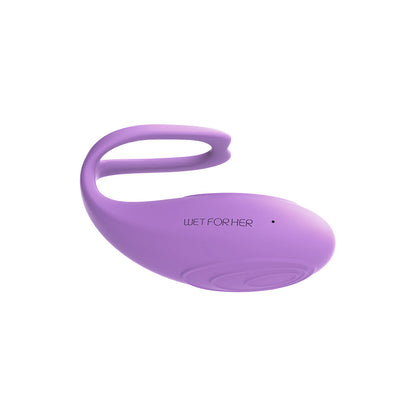 WET FOR HER ROCKHER SCISSORING VIBRATOR WITH REMOTE CONTROL PURPLE