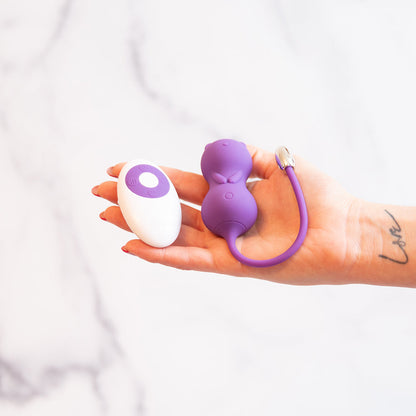 EMOJIBATOR KITTY CAT KEGEL BALL VIBRATOR