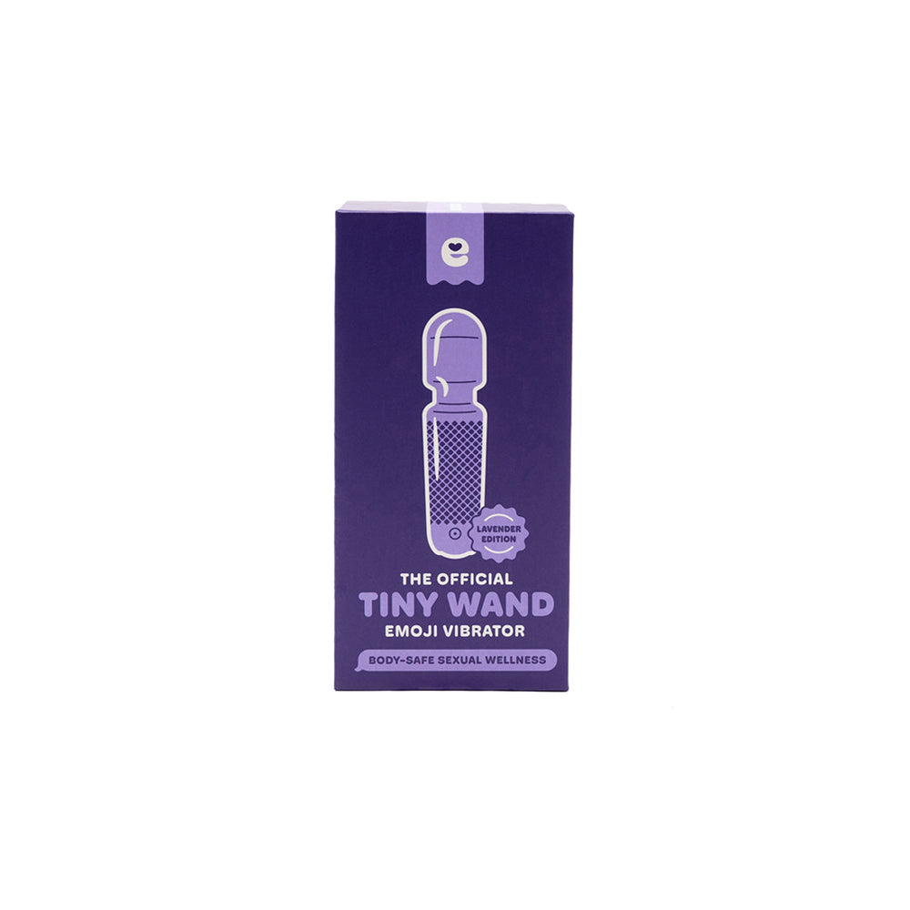 EMOJIBATOR - TINY WAND EMOJI VIBRATOR LAVENDER