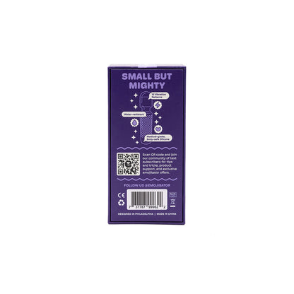 EMOJIBATOR - TINY WAND EMOJI VIBRATOR LAVENDER