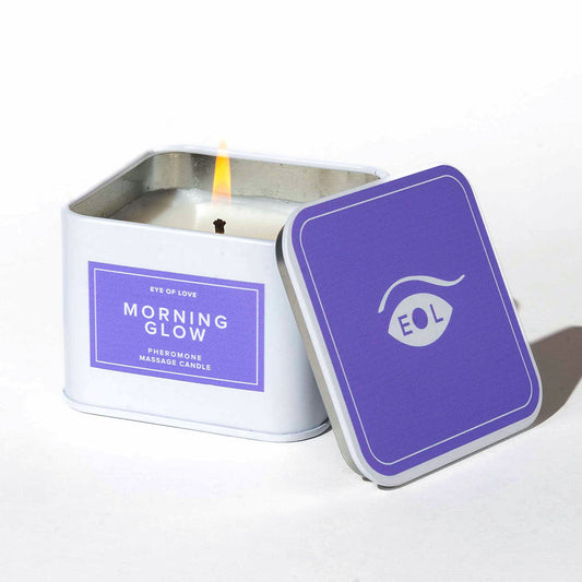EYE OF LOVE - MORNING GLOW ATTRACT HIM PHEROMONE MASSAGE CANDLE