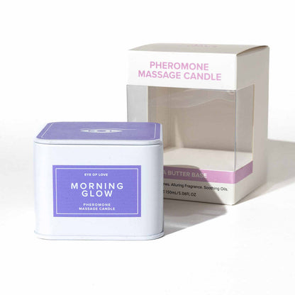 EYE OF LOVE MORNING GLOW ATTRACT HIM PHEROMONE MASSAGE CANDLE