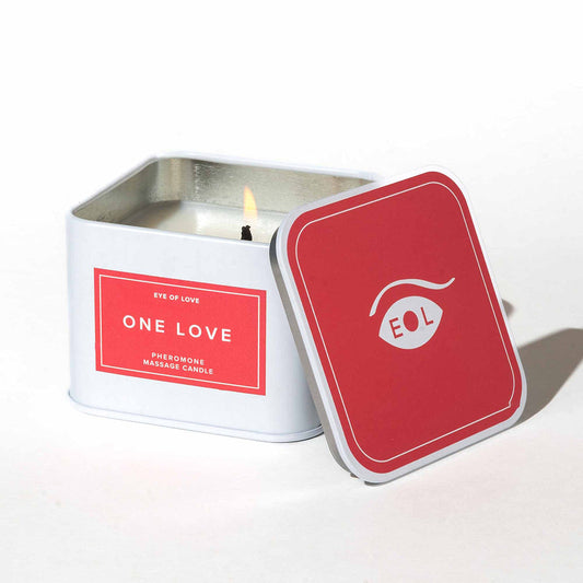 EYE OF LOVE - ONE LOVE ATTRACT HIM PHEROMONE MASSAGE CANDLE