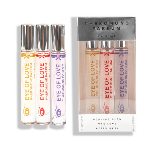 EYE OF LOVE - ATTRACT HIM PHEROMONE PARFUM 3-PIECE SET 10 ML