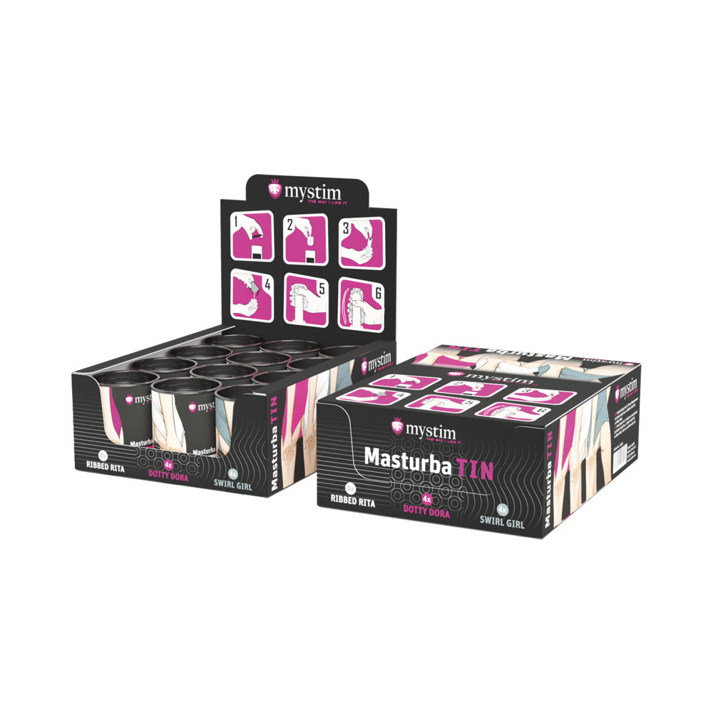 MYSTIM - MASTURBATINS STROKER 12-PIECE DISPLAY
