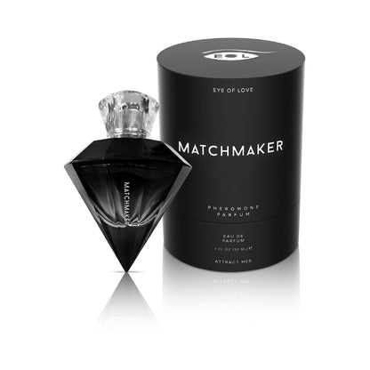 EYE OF LOVE - MATCHMAKER BLACK DIAMOND ATTRACT HER PHEROMONE PARFUM 1 OZ.