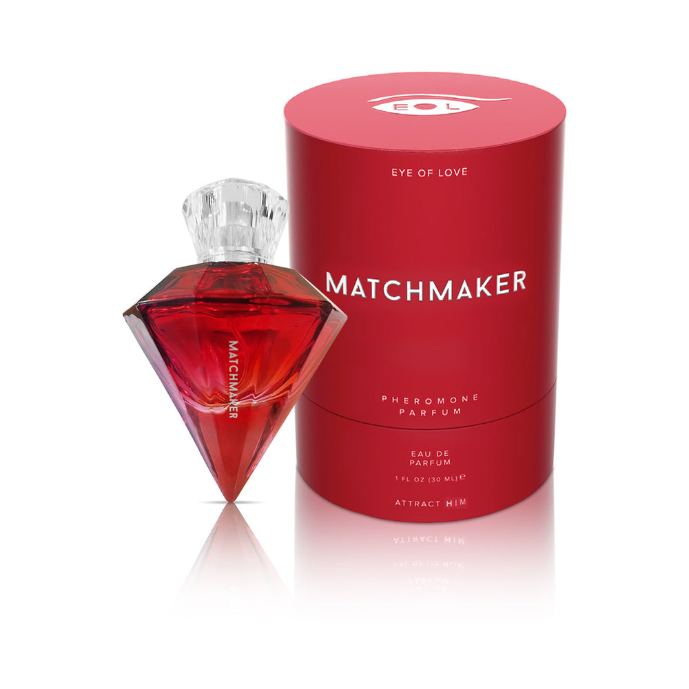 EYE OF LOVE MATCHMAKER RED DIAMOND ATTRACT HIM PHEROMONE PARFUM 1 OZ.