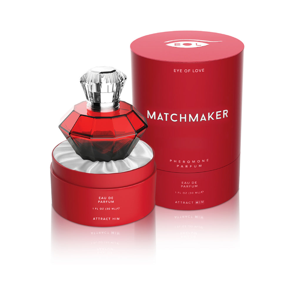 EYE OF LOVE - PARFUM AUX PHEROMONES MATCHMAKER RED DIAMOND POUR L'ATTIRER 1 OZ.