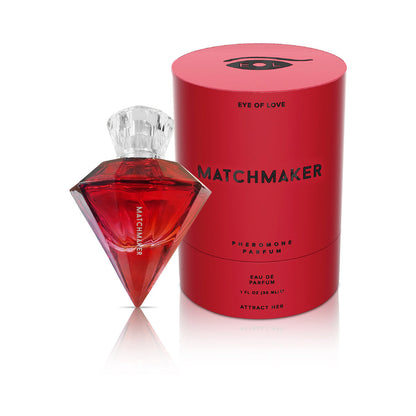 EYE OF LOVE MATCHMAKER RED DIAMOND ATTRACT HER LGBTQ PHEROMONE PARFUM 1 OZ.