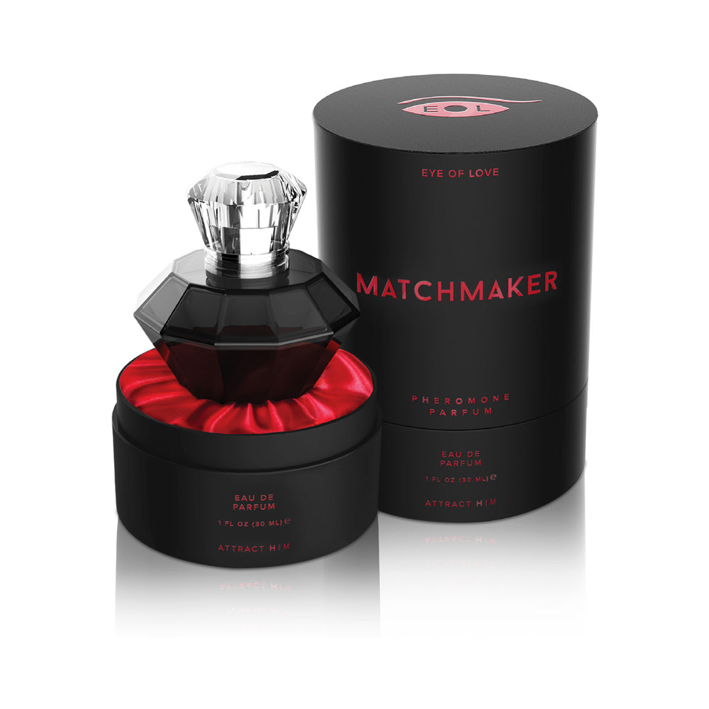 EYE OF LOVE MATCHMAKER BLACK DIAMOND ATTRACT HIM LGBTQ PHEROMONE PARFUM 1 OZ.