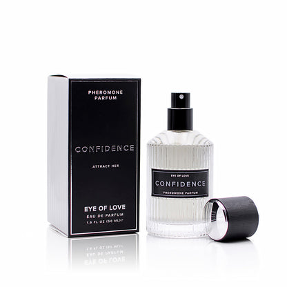 EYE OF LOVE CONFIDENCE ATTRACT HER PHEROMONE PARFUM 1.67 OZ.