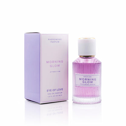 EYE OF LOVE - PERFUME CON FEROMONAS MORNING GLOW ATTRACT HIM 1.67 OZ.