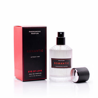 EYE OF LOVE ROMANTIC ATTRACT HER PHEROMONE PARFUM 1.67 OZ.