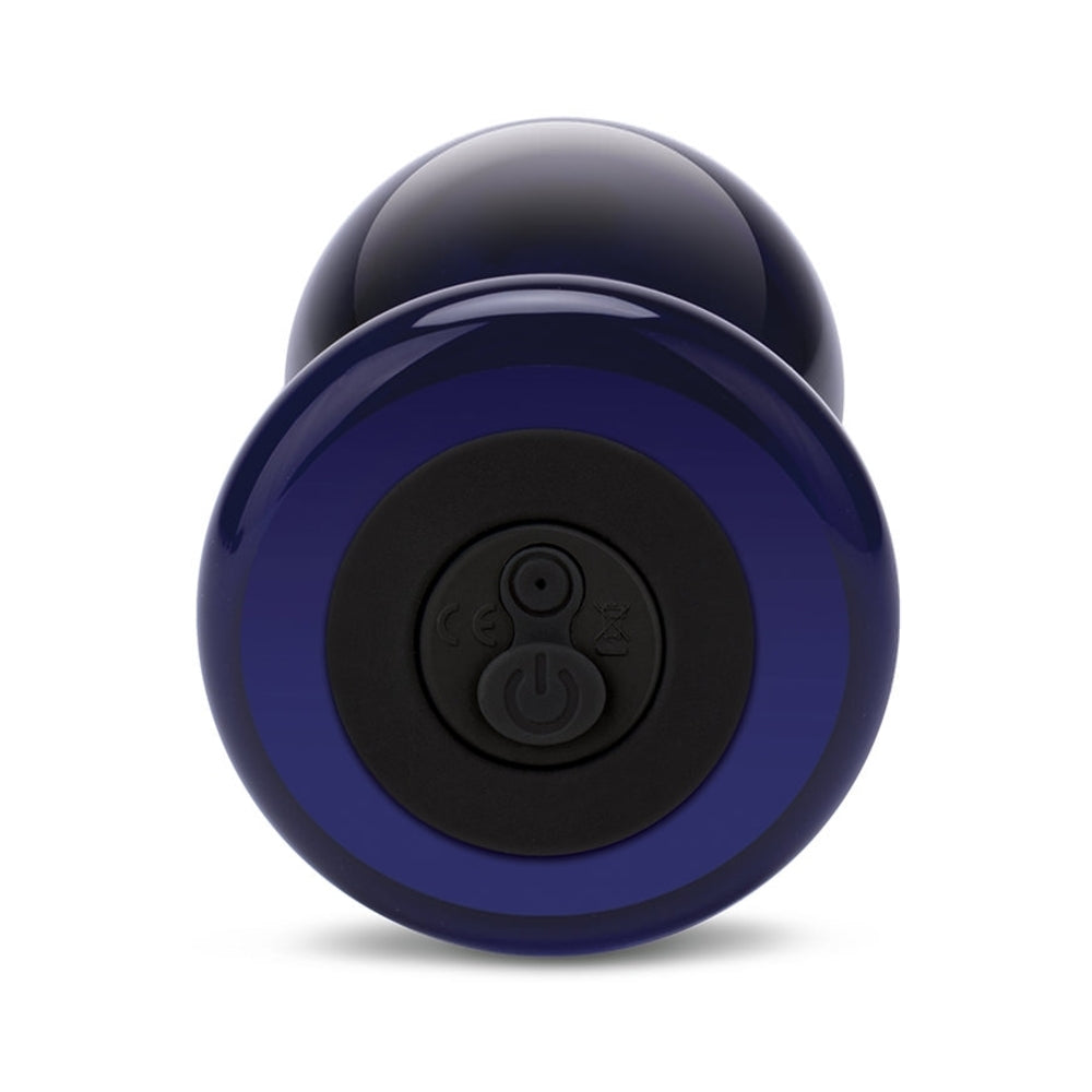 GLAS 3.5 IN. RECHARGEABLE REMOTE-CONTROLLED VIBRATING BUTT PLUG