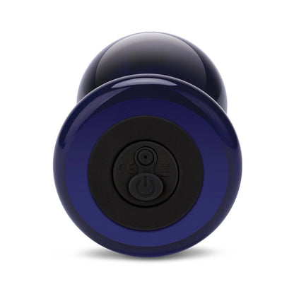 GLAS 3.5 IN. RECHARGEABLE REMOTE-CONTROLLED VIBRATING BUTT PLUG