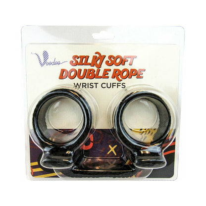 VOODOO SILKY SOFT DOUBLE ROPE WRIST CUFFS