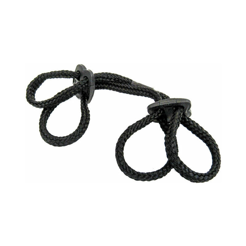 VOODOO SILKY SOFT DOUBLE ROPE WRIST CUFFS