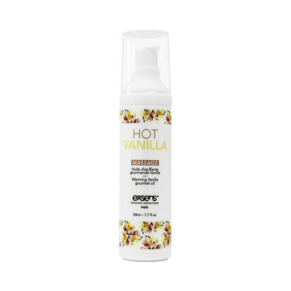 EXSENS WARMING MASSAGE OIL HOT VANILLA 1.7 OZ.