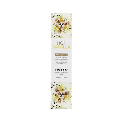 EXSENS - WARMING MASSAGE OIL HOT VANILLA 1.7 OZ.