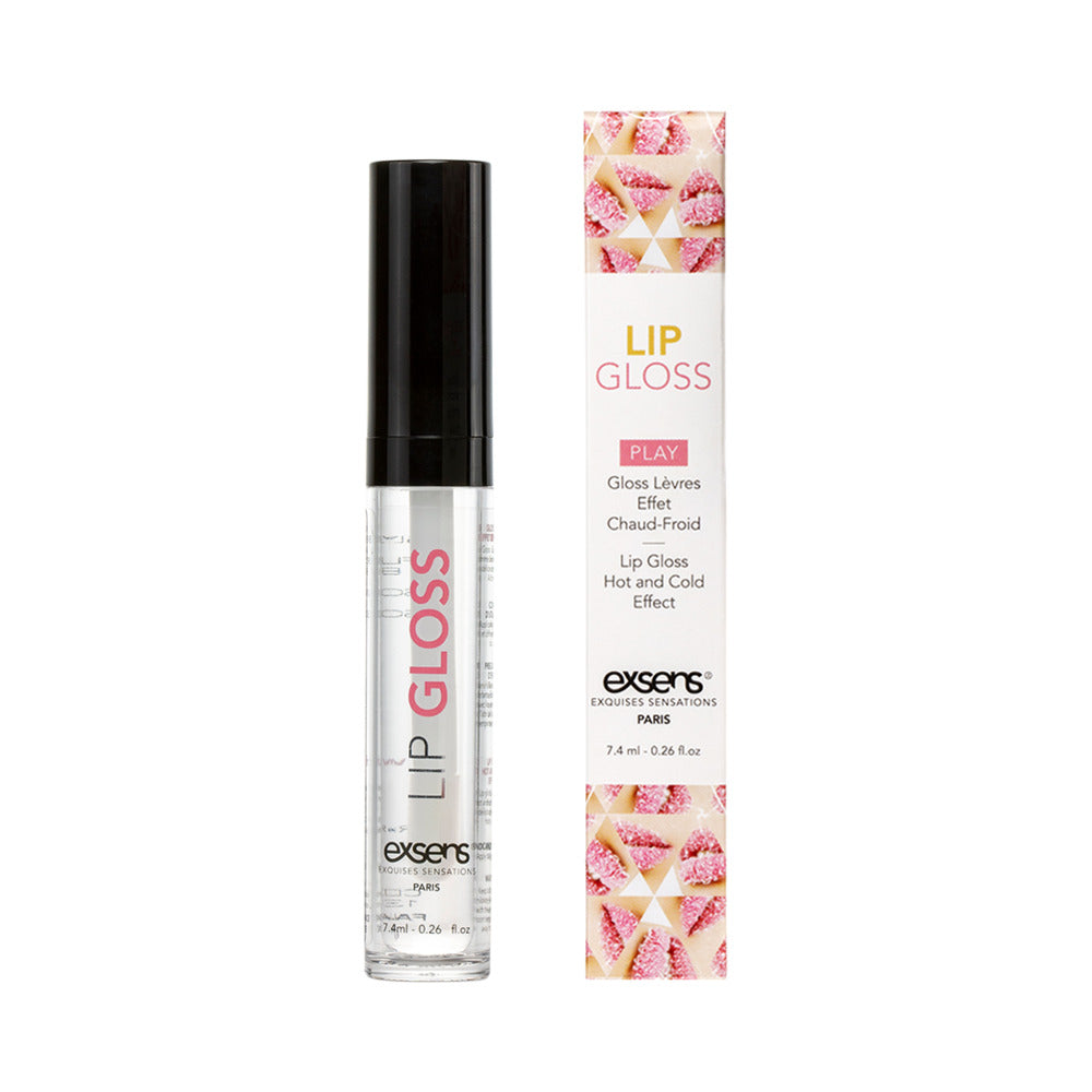EXSENS - HOT KISS AROUSAL LIP GLOSS STRAWBERRY 0.24 OZ.