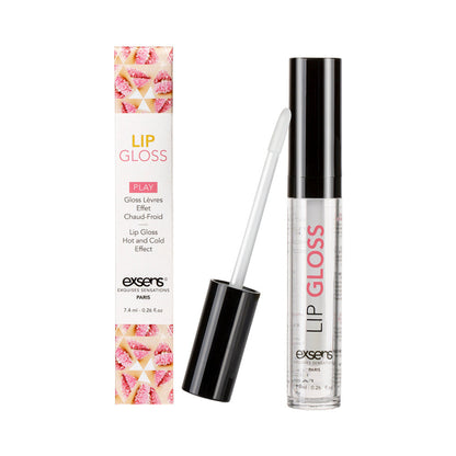 EXSENS - HOT KISS AROUSAL LIP GLOSS STRAWBERRY 0.24 OZ.