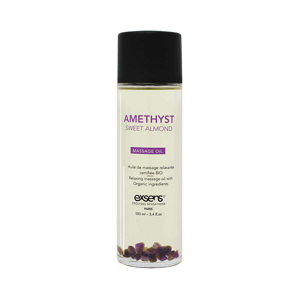 EXSENS MASSAGE OIL AMETHYST SWEET ALMOND 3.4 OZ.