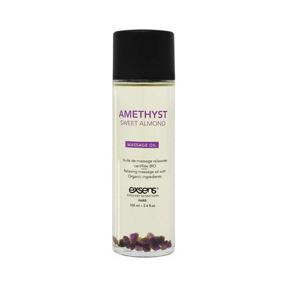EXSENS MASSAGE OIL AMETHYST SWEET ALMOND 3.4 OZ.