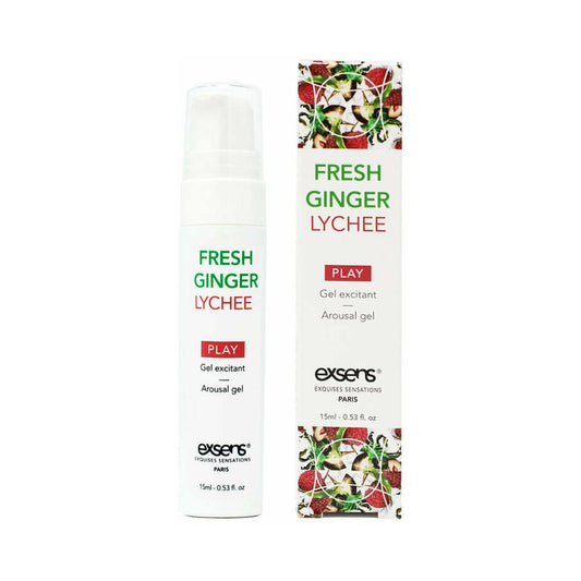 EXSENS - AROUSAL GEL FRESH GINGER LYCHEE 0.5 OZ.