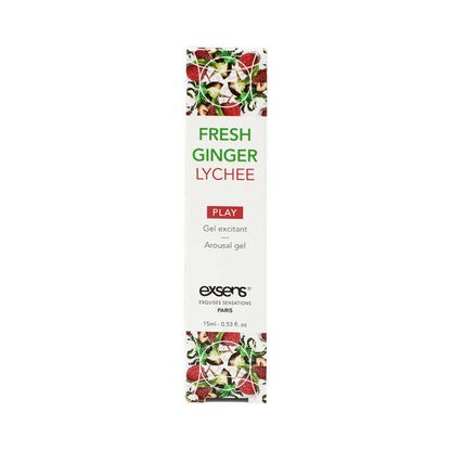 EXSENS AROUSAL GEL FRESH GINGER LYCHEE 0.5 OZ.