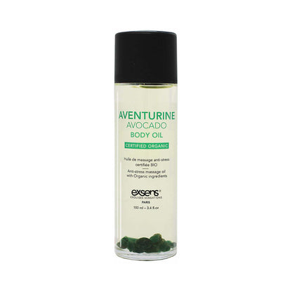 EXSENS BODY OIL AVENTURINE AVOCADO 3.4 OZ.