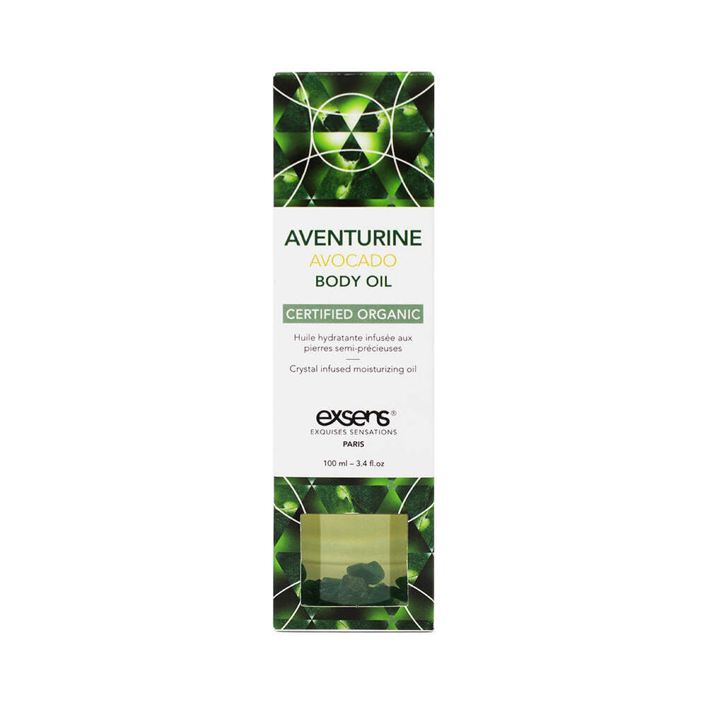 EXSENS BODY OIL AVENTURINE AVOCADO 3.4 OZ.