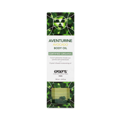EXSENS BODY OIL AVENTURINE AVOCADO 3.4 OZ.