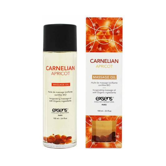 EXSENS - MASSAGE OIL CARNELIAN APRICOT 3.4 OZ.