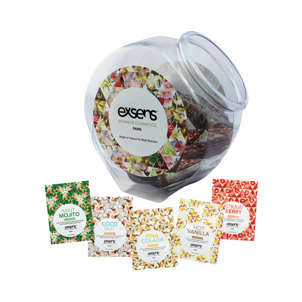 EXSENS - WARMING OIL FOILS 150-PIECE FISHBOWL DISPLAY