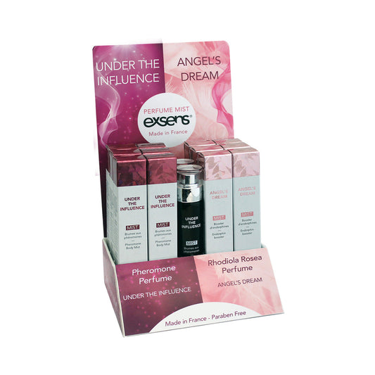 EXSENS - PHEROMONE MIST FILLED POS DISPLAY (13 PIECES & 2 TESTERS)
