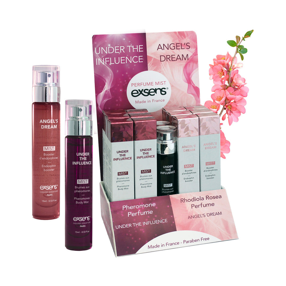 EXSENS - PHEROMONE MIST FILLED POS DISPLAY (13 PIECES & 2 TESTERS)