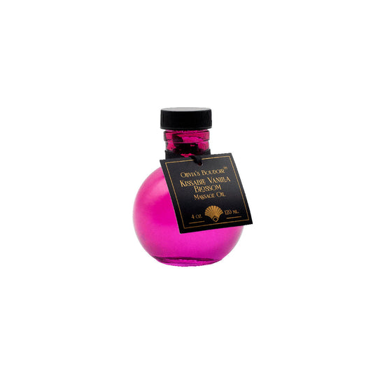OLIVIA''S BOUDOIR KISSABLE MASSAGE OIL VANILLA BLOSSOM 4 OZ.