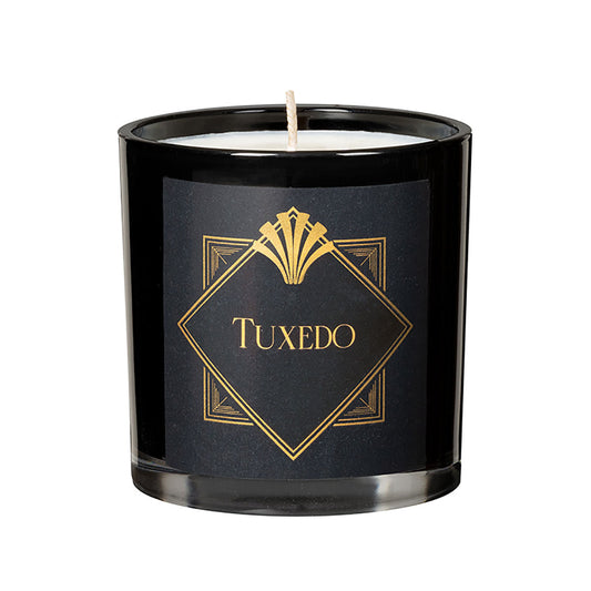 OLIVIA''S BOUDOIR CANDLE TUXEDO 6.5 OZ.
