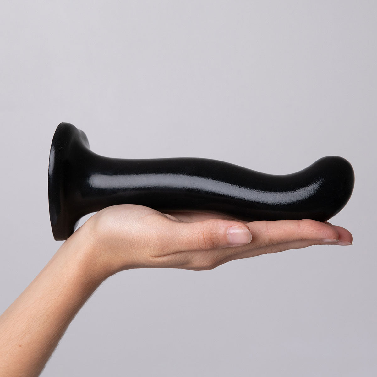 LOVELY PLANET - STRAP-ON-ME P&G-SPOT DILDO BLACK LARGE