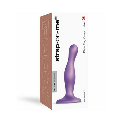 LOVELY PLANET - STRAP-ON-ME DILDO PLUG CURVY SMALL PURPLE