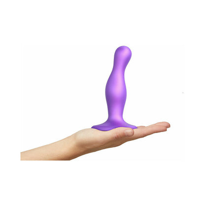 LOVELY PLANET - STRAP-ON-ME DILDO PLUG CURVY SMALL PURPLE