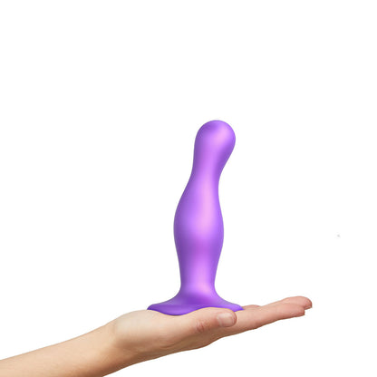 STRAP-ON-ME DILDO PLUG CURVY MEDIUM PURPLE