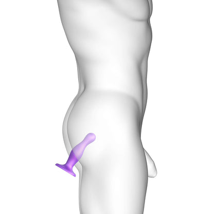 STRAP-ON-ME DILDO PLUG CURVY MEDIUM PURPLE