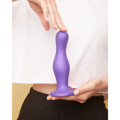 STRAP-ON-ME DILDO PLUG CURVY MEDIUM PURPLE