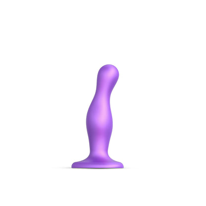 STRAP-ON-ME DILDO PLUG CURVY MEDIUM PURPLE