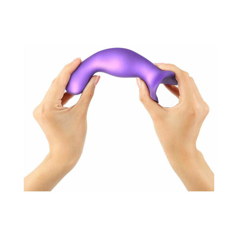 LOVELY PLANET - STRAP-ON-ME DILDO PLUG CURVY MEDIUM PURPLE